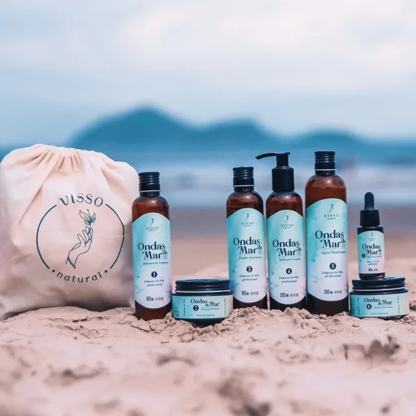 Kit Ondas do Mar – Limpeza de Pele Vegana (7 Itens)