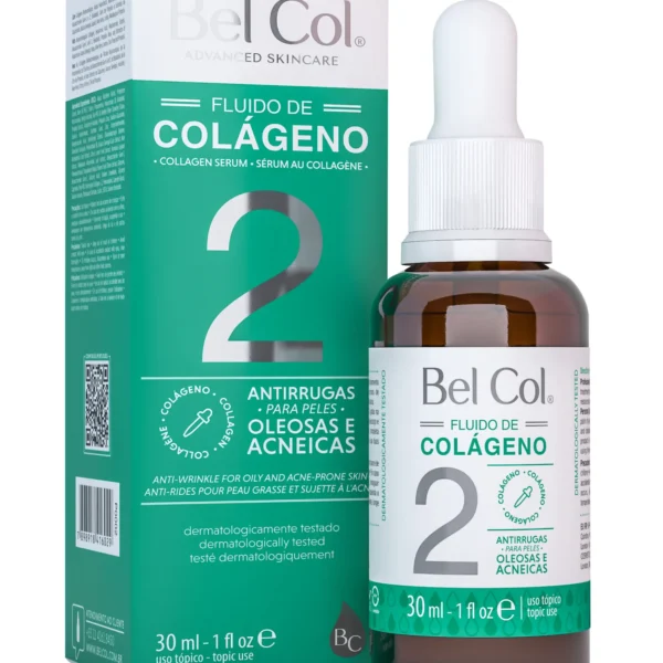 Bel Col 2- Fluido de Colagénio para peles oleosas e acneicas