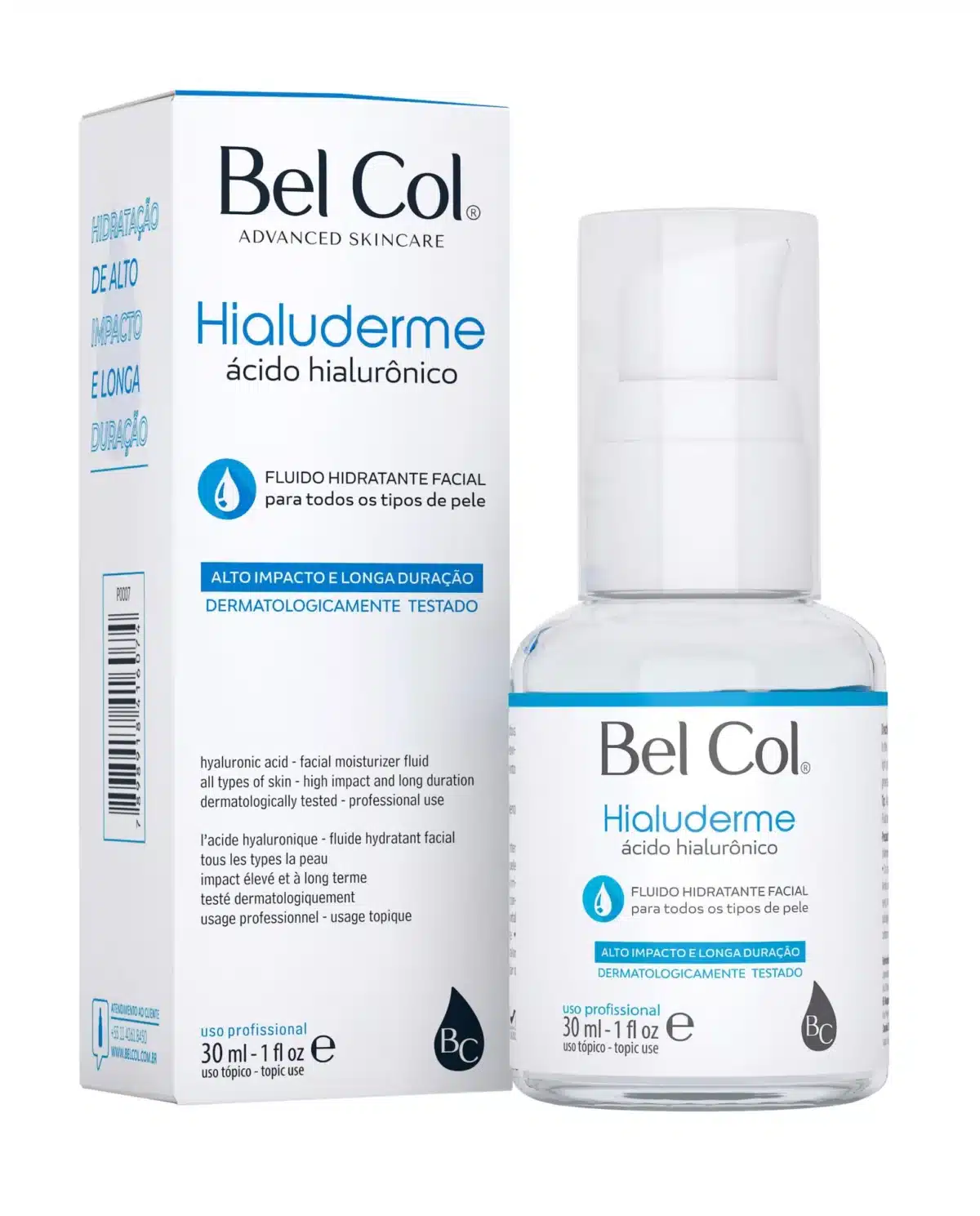 HIALUDERME – FLUIDO DE ÁCIDO HIALURÔNICO – 30 ML - Image 2