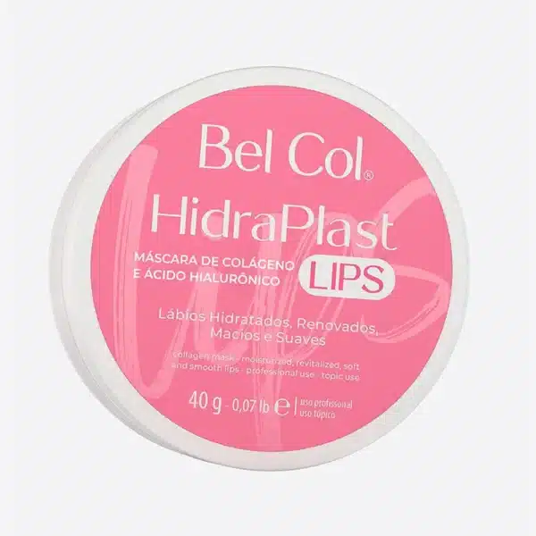 HIDRAPLAST LIPS – MÁSCARA DE COLÁGENO E ÁCIDO HIALURÔNICO 40 G