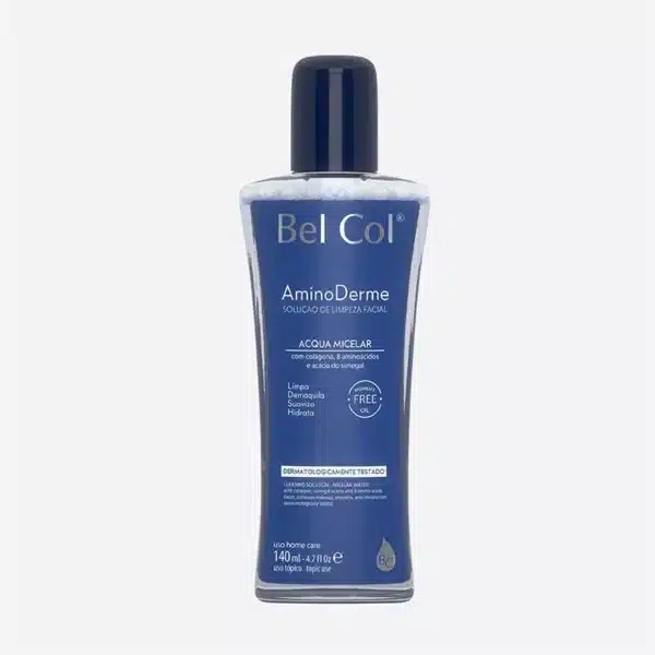 AMINODERME ACQUA MICELAR – SOLUÇÃO DE LIMPEZA FACIAL – 140ML