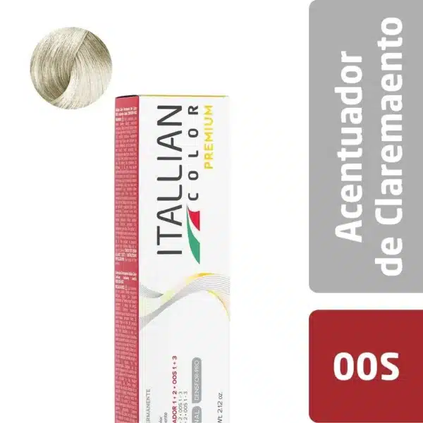 Coloração  Itallian Color Premium 60G Acentuador de Clareamento 00S