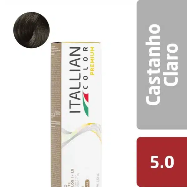 Coloração  Itallian Color Premium 60G Castanho Claro 5.0