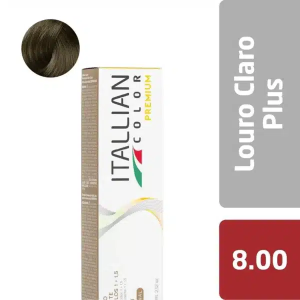 Coloração  Itallian Color Premium 60G Louro Claro Plus 8.00