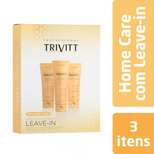 Kit Home Care com Leave-in Hidratante